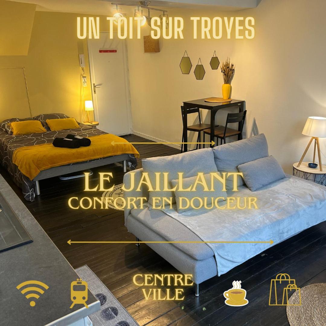 Le Jaillant - Wifi - Centre Ville Historique - Proche Gare Troyes Exteriör bild